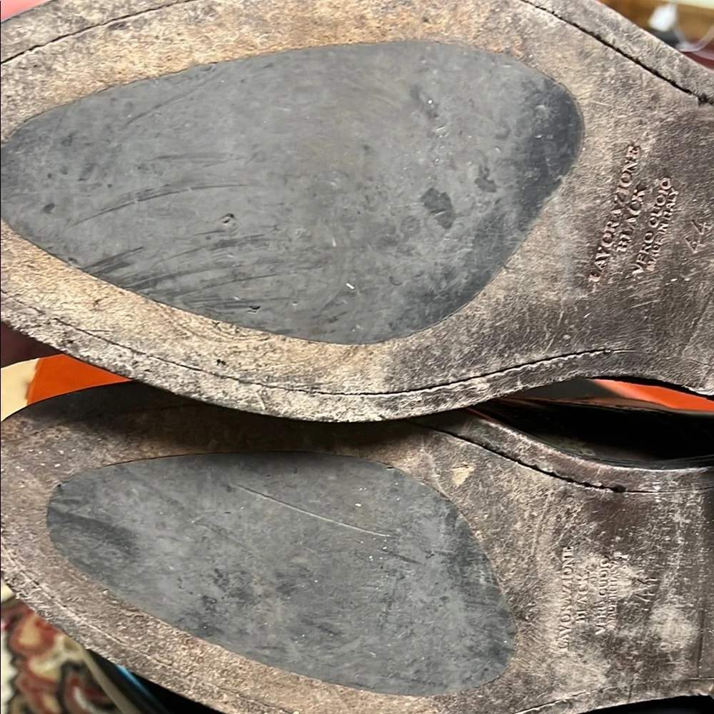 Two-Tone Leather Wingtip Oxfords in Brown and Green